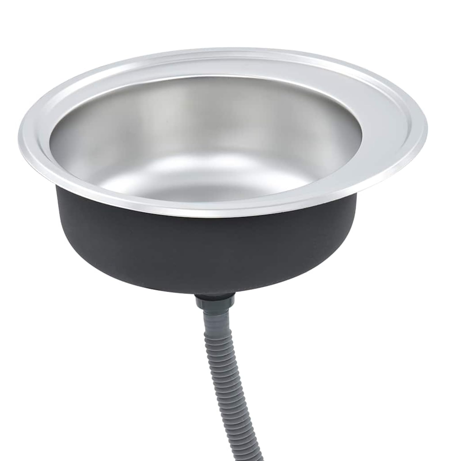 Gecheer Fregadero de Cocina de Acero Inoxidable Profundo, Resistente a Manchas y arañazos, con colador y sifón Modelo LYKLRZJ-145071ES