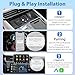 CarPlay Wireless Adapter & Android Auto Adapter,2025 Upgrade Convert Wired to Wireless CarPlay Adapter, Magic Video AI Box 3.0 Support YouTube Netflix TF Card Compatibility with iOS 10+/Android 11+