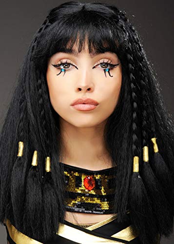 Magic BoxWomens Egyptian Empress Black Cleopatra Wig