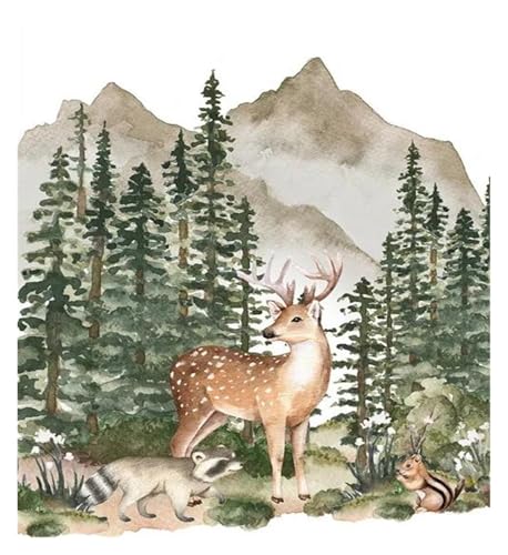 Tableau déco nature forêt 40x60cm pour salon - 2