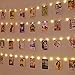 Luci Per Foto, Liwiner 10M 100LED Lucine Led Decorative con Foto Mollette Per Decorazioni Camera da Letto, Luci Led a Batteria Per Sorprese,Regali,Anniversario,Compleanno,Feste (Bianco caldo)