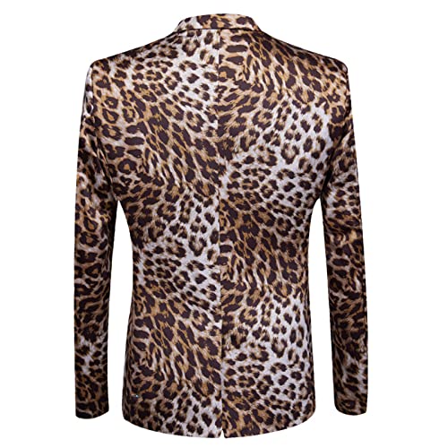 Men Suit Sets Leopard Print Men Suit Blazer Set with Pants for Men Performance DJ Jacket Luxury Singer Star Coat3