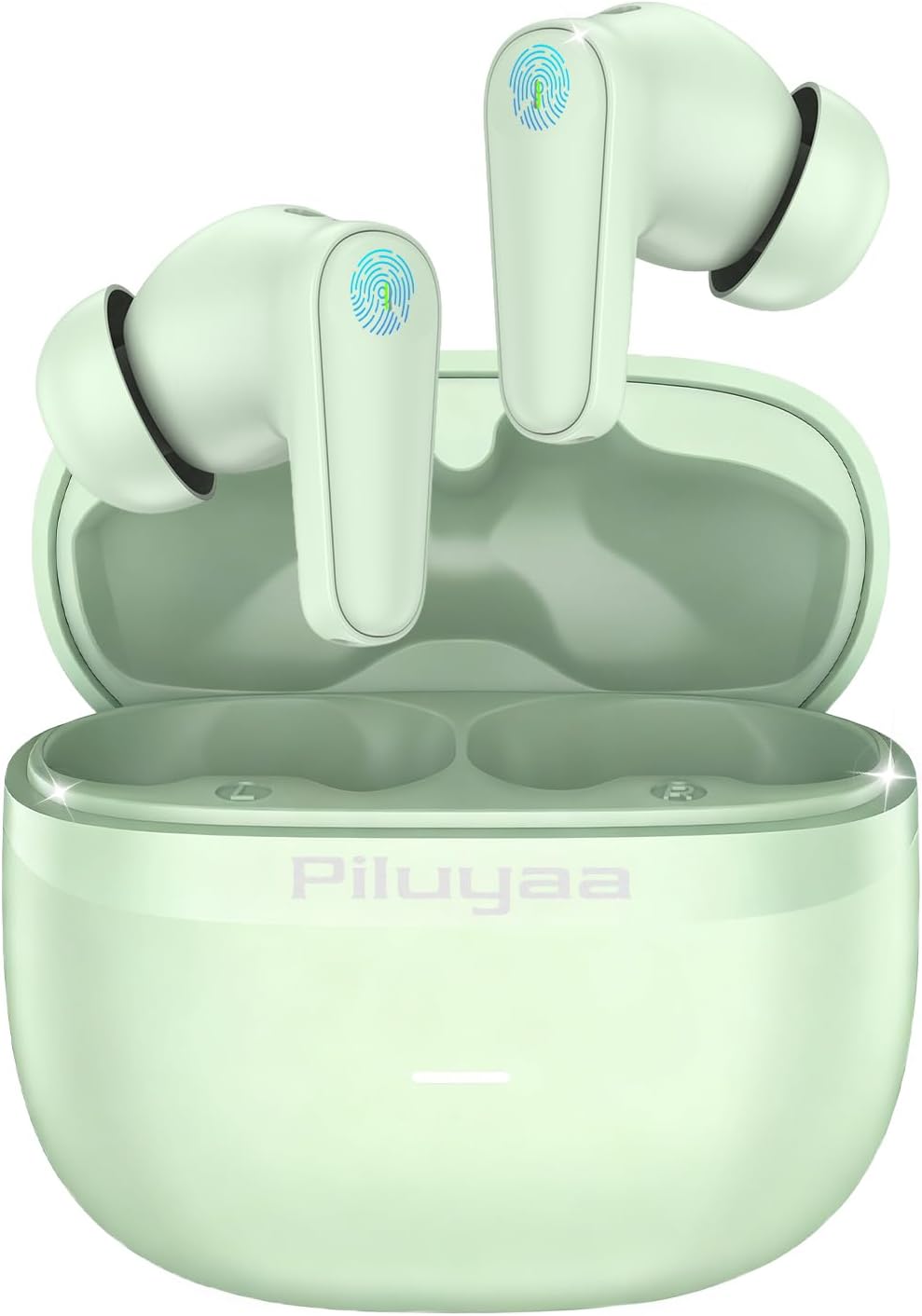Piluyaa Wireless Earbuds Bluetooth Headphones ANC+ENC Ear Buds with Mic