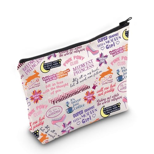 TOBGBE Midwest Princess Gifts Singer Music Inspired Zipper Makeup Bag Country Cowgirl Regali Cantante Fan Regali, Just Coffee-py1, MB
