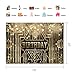 SHRAPHY 20'S Backdrop 7x5ft Retro Ball Black Gold Texture Banner Background for Roaring 1920s The Great Gatsby Party Photography RBJHYUH31