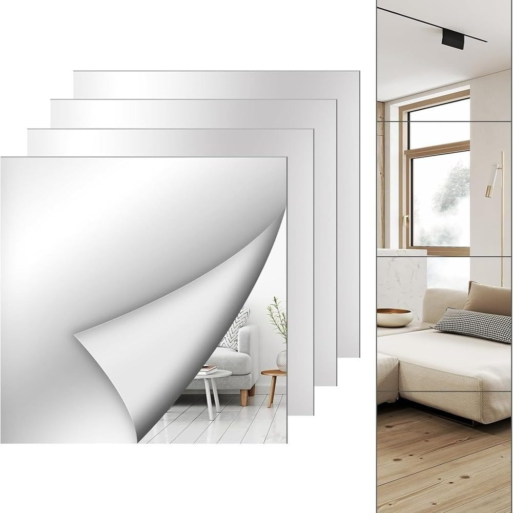 Panneau mural incassable 30x30 cm acrylique flexible pour optimisation espace