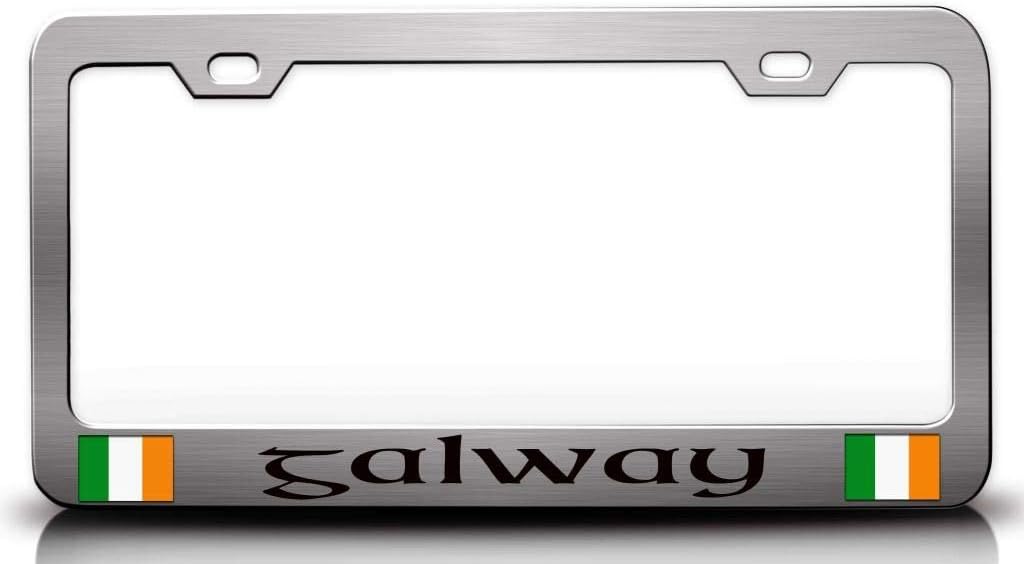 Galway Ireland Irish Metal Car SUV Truck License Plate Frame Ch i33