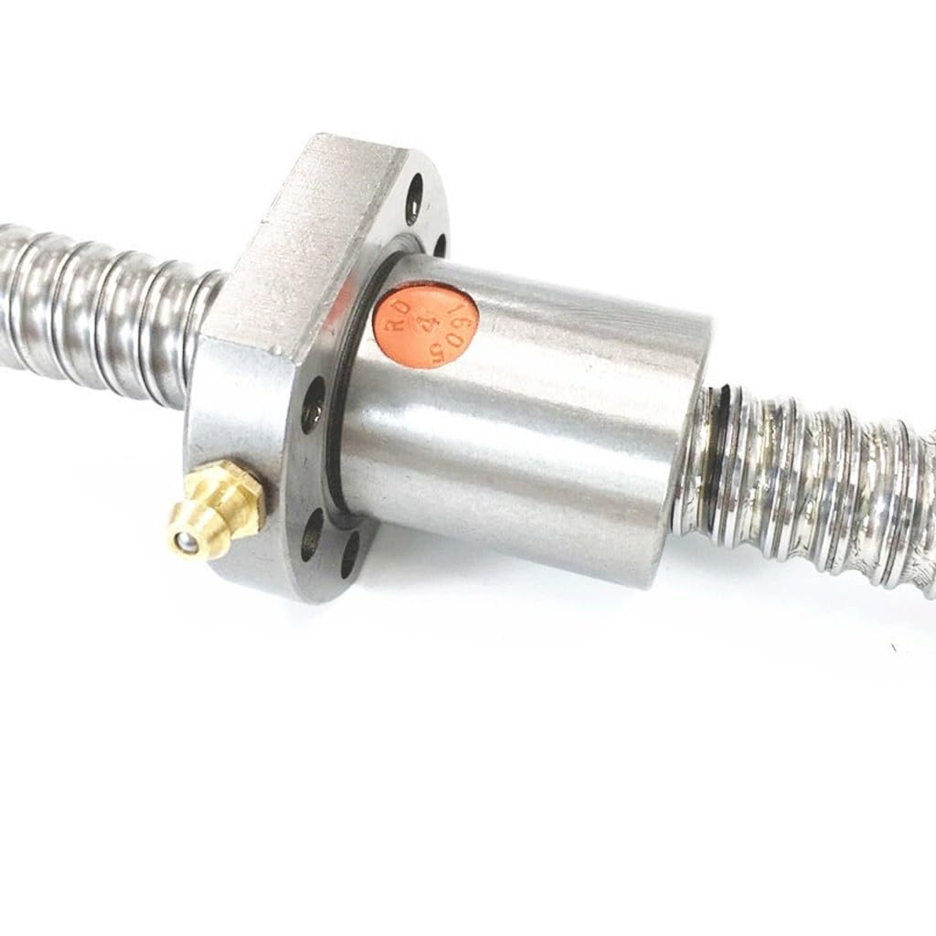 Śruba kulowa pociągowa CNC z nakrętką kulkową 1 szt., 100mm-550mm prowadnice liniowe SFU 2005 2004 2010 20mm BK/BF15 koniec obrobiony dla 6040(DFU2005 Double Nut,200mm)