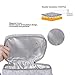 Unichart Stainless Steel Square Lunch Box with Container Bag, Spoon and Fork, Perfect for Salads Sandwiches, Snacks(3-Tier)