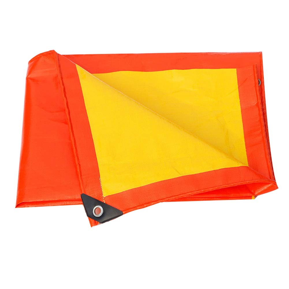 Lona naranja multifunción de 5mx10m para cubrir el gazebo del jardín en días lluviosos