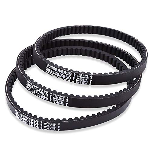 Courroie Go Kart en Caoutchouc Durable Résistante Chaleur Eau Manco 3pcs