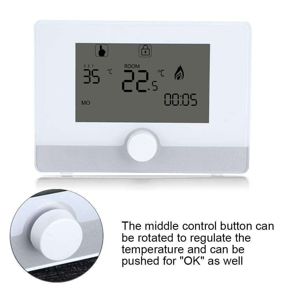 Controlador de Temperatura de termostato programable Digital Fait para de calefacción de Caldera suspendido Utilizado para el Equipo de calefacción eléctrica(2#)