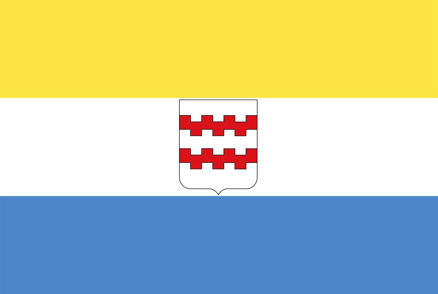 Drapeau Ammerzoden vlag 1938 grand format résistant aux intempéries