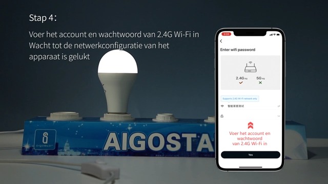 Aigostar Smart WiFi-bulb G45 E14-fitting, werkt met Alexa en Google Home, van kleur te veranderen, 5W LED-lampen… - Afbeelding 7