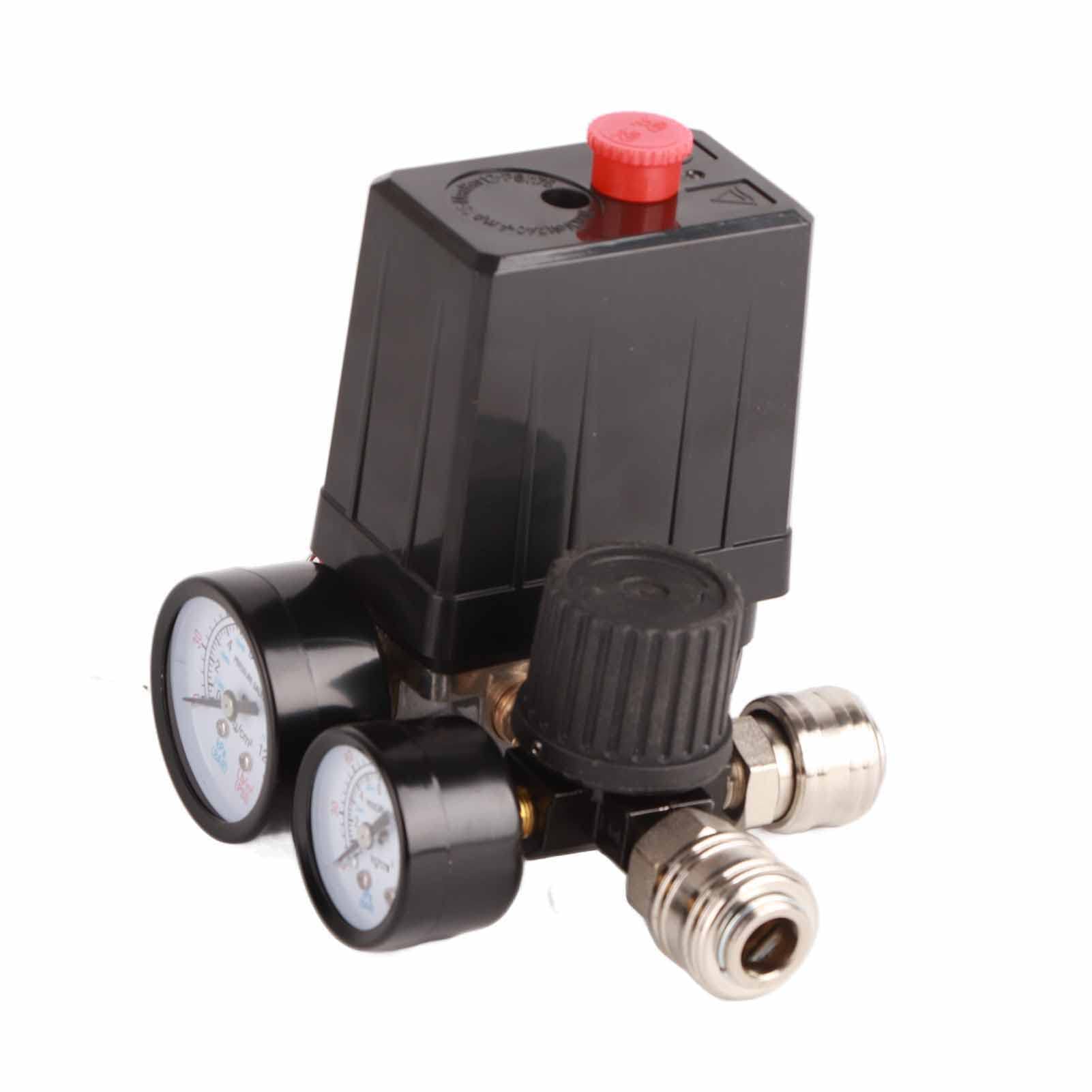 Regolatore Pressione per Compressore 1/4 Pollice 90-120PSI, 220V