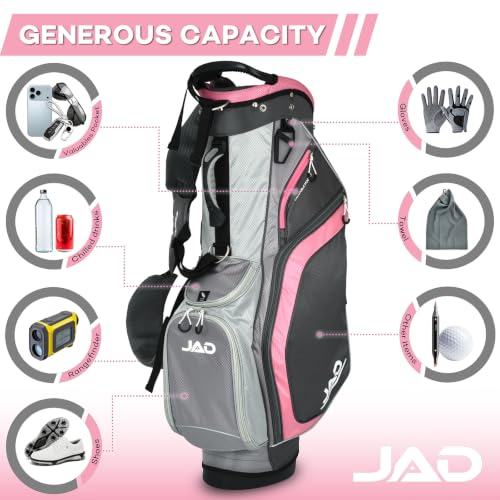 Premium Womens Golf Stand Bag Pink