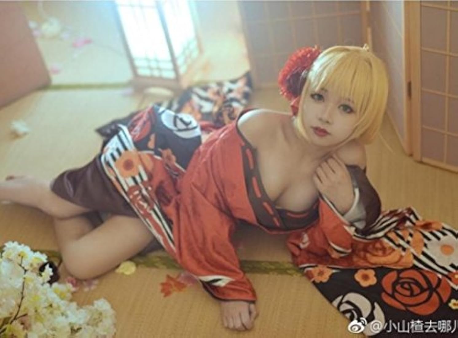 定番スタイル fate ネロ クラウディウス 花魁 コスプレ衣装