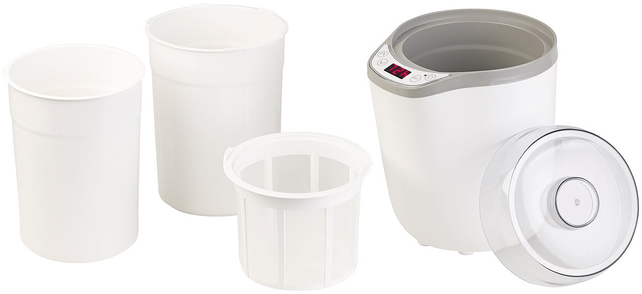 Yaourtière électrique 1,6 L / 1,8 L pour diverses spécialités [Rosenstein & Söhne]