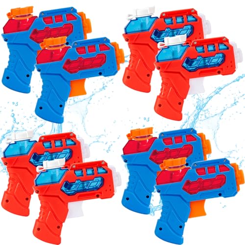 8 Pack Water Pistol for Kids