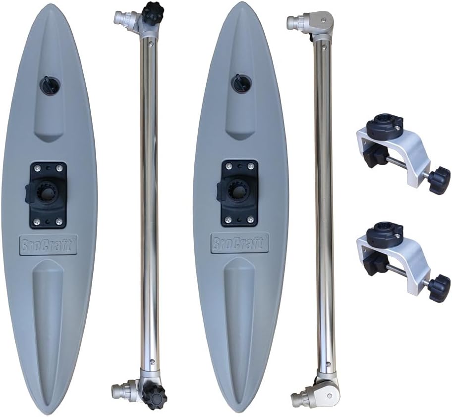Brocraft Canoe Outriggers/Canoe Stabilizers System (Generation 2)