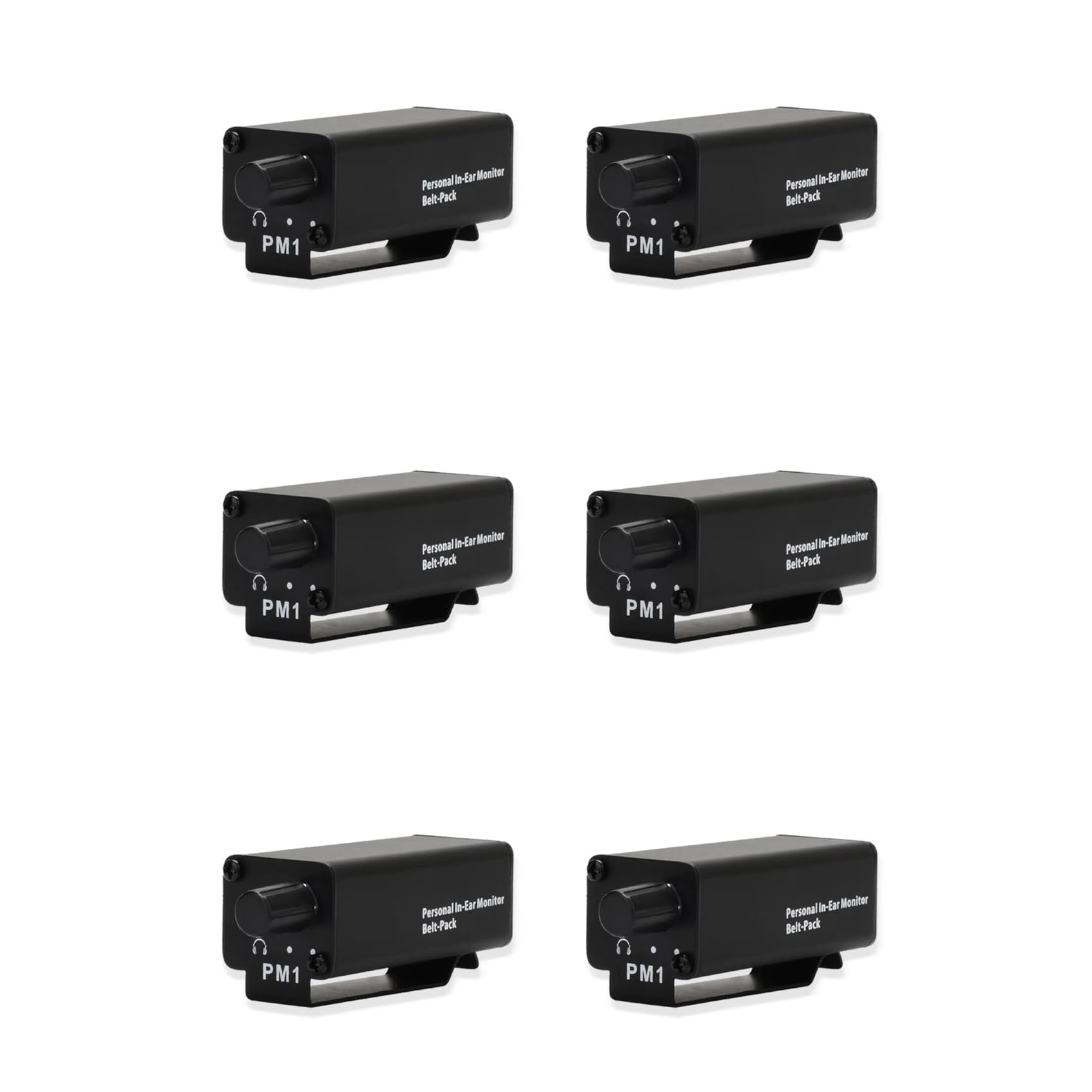 6X Mini Amplificatore per Cuffie XLR Professionale in-Ear Stereo Personale PM1 Amplificatore per Cuffie HiFi Portatile
