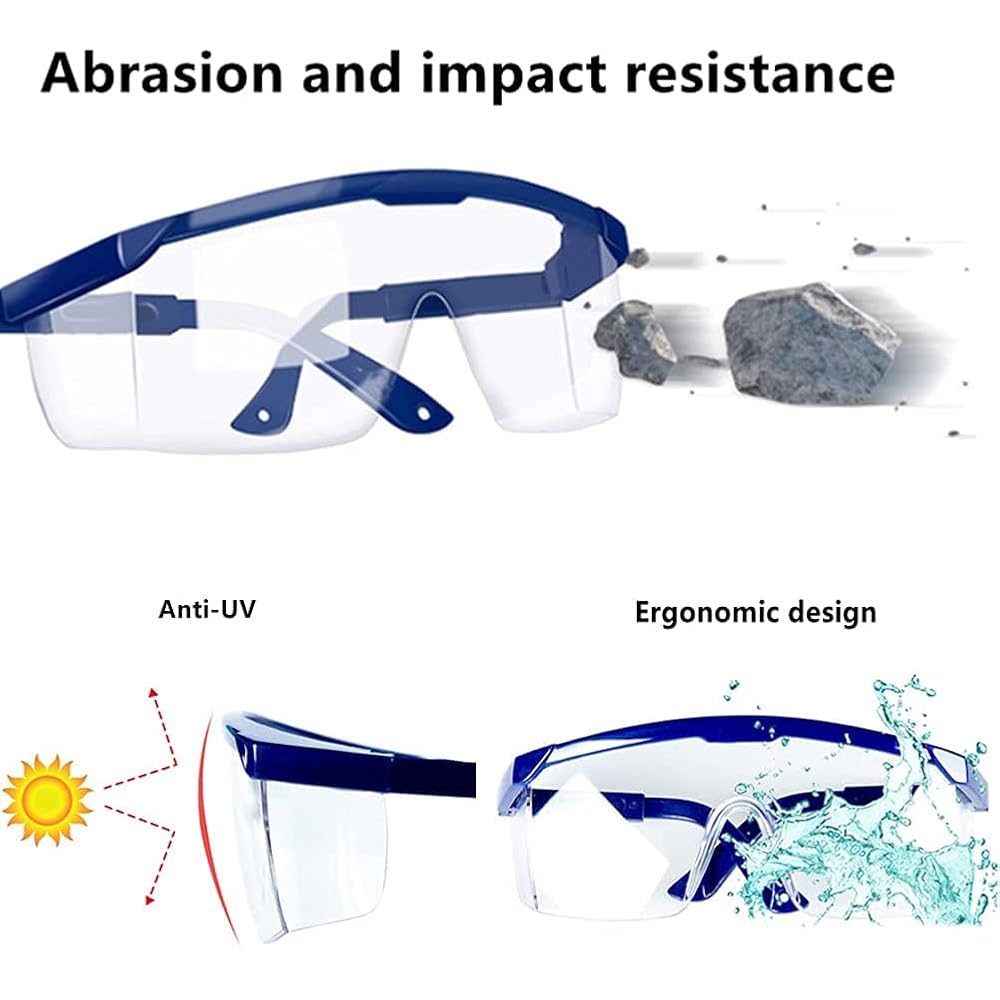 DeWalt DPG82 Occhiali Di Sicurezza -21 Grigio Fumè Antiappannanti - Sopra Occhiali Da Vista Protezione Occhi - Foto 2