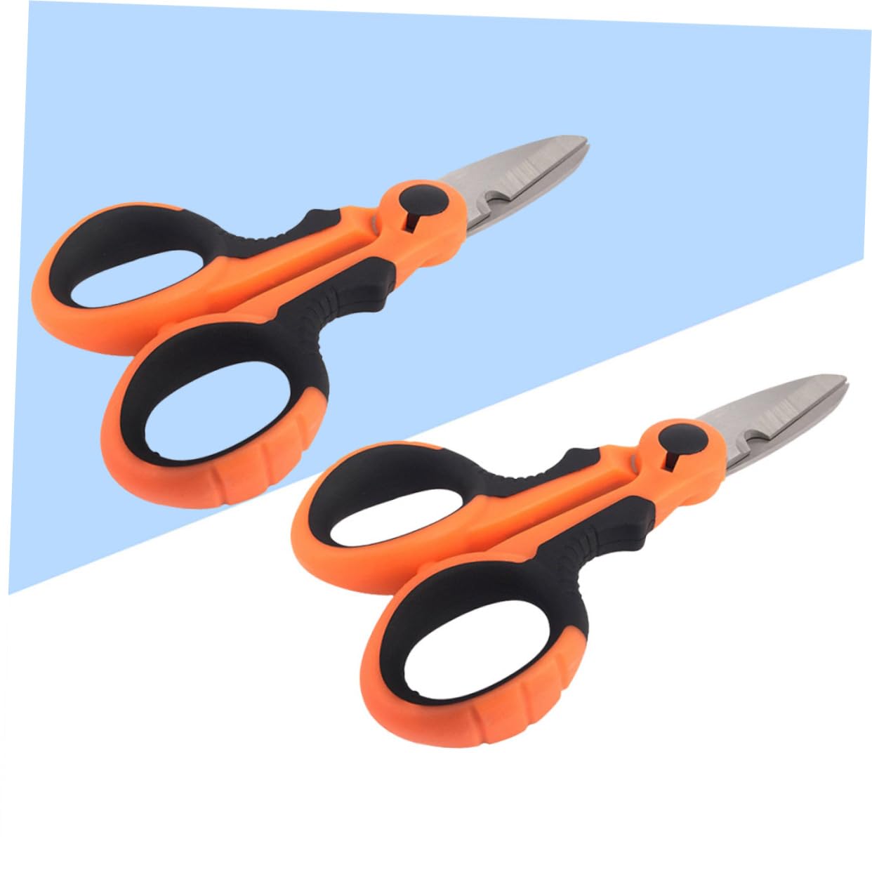 Yardwe Ciseaux De Pêche Accessoires De Pêche Outils De Pêche Ligne Anti-Morsure Grand Cheval 6 Pièces