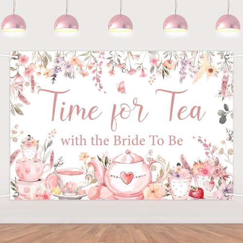 Toile de fond EVJF et mariage Rose - Décoration florale 1,5x0,9m