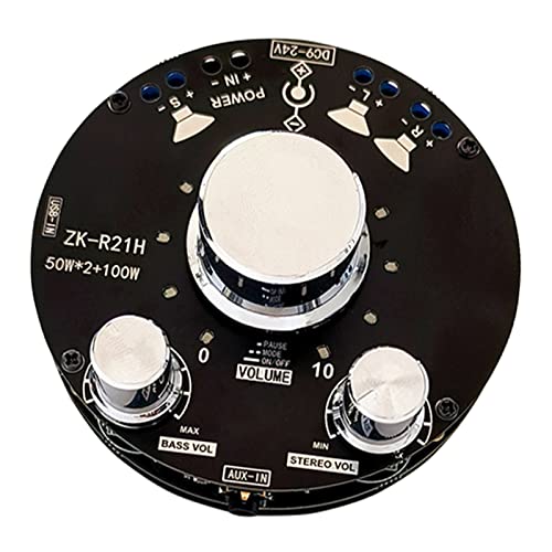 MOTOULAX Verstärkerplatte, Lautstärkeregler 2,0, 2,1 Kanäle, anpassbare Leistungsverstärkerplatte für zu Hause