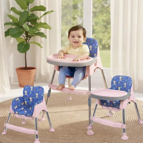 Image of My Giraffe Coco Baby High Chair, Light Pink - Giraffe