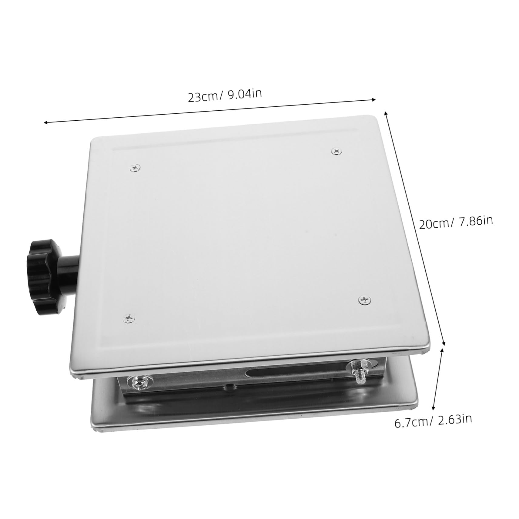 Plataforma Elevadora Manual de Acero Inoxidable Mini Gato de Laboratorio Soporte de Elevación para Experimentos el Aula