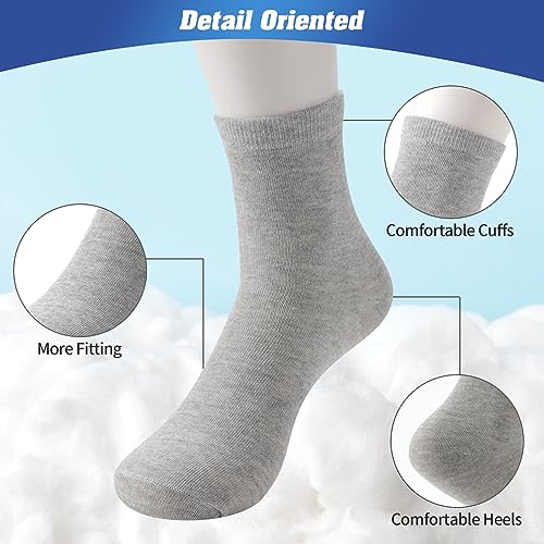 150 Pairs Mens Quarter Socks Athletic Moisture Wicking Casual Sports Socks Bulk Pack for Homeless Unisex Men Women4