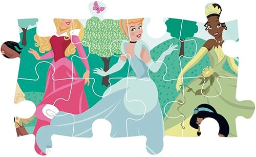 Miniatura 5 de Clementoni 23767 Disney Princess Supercolor Princess - Rompecabezas de 104 piezas para niños de 4 años, multicolor, mediano