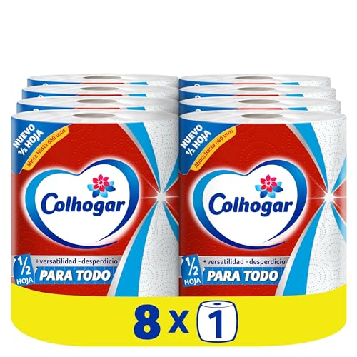 Colhogar Paratodo Jumbo 8x1 - AHORA con media hoja - 8 Rollos - 5440 usos