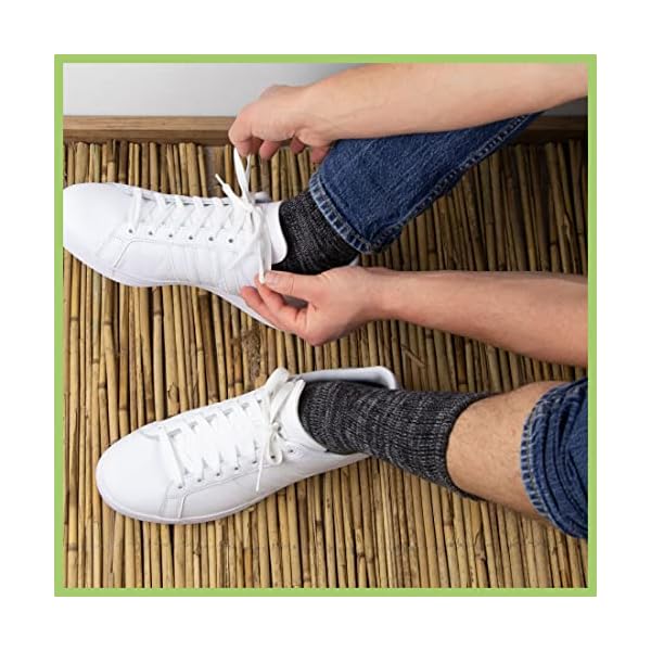 gigando 4 Paar Outdoor Thermosocken Bambus für Damen & Herren, warm und atmungsaktiv – Bild 6