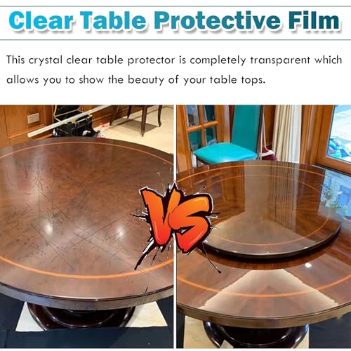 Papier adhésif transparent brillant 65x250cm pour table - 4