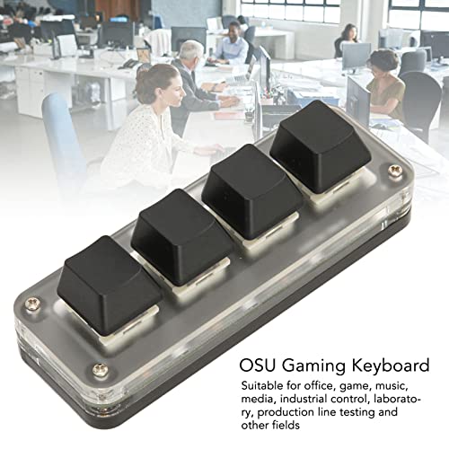 Teclado Gamer 4 Keys Mini Keypad USB miniatura 2