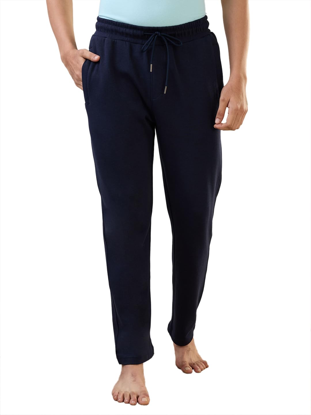 raymond SleepZ Men Regular Fit Solid Pattern Cotton Polyester Blend Trackpant-picture-37