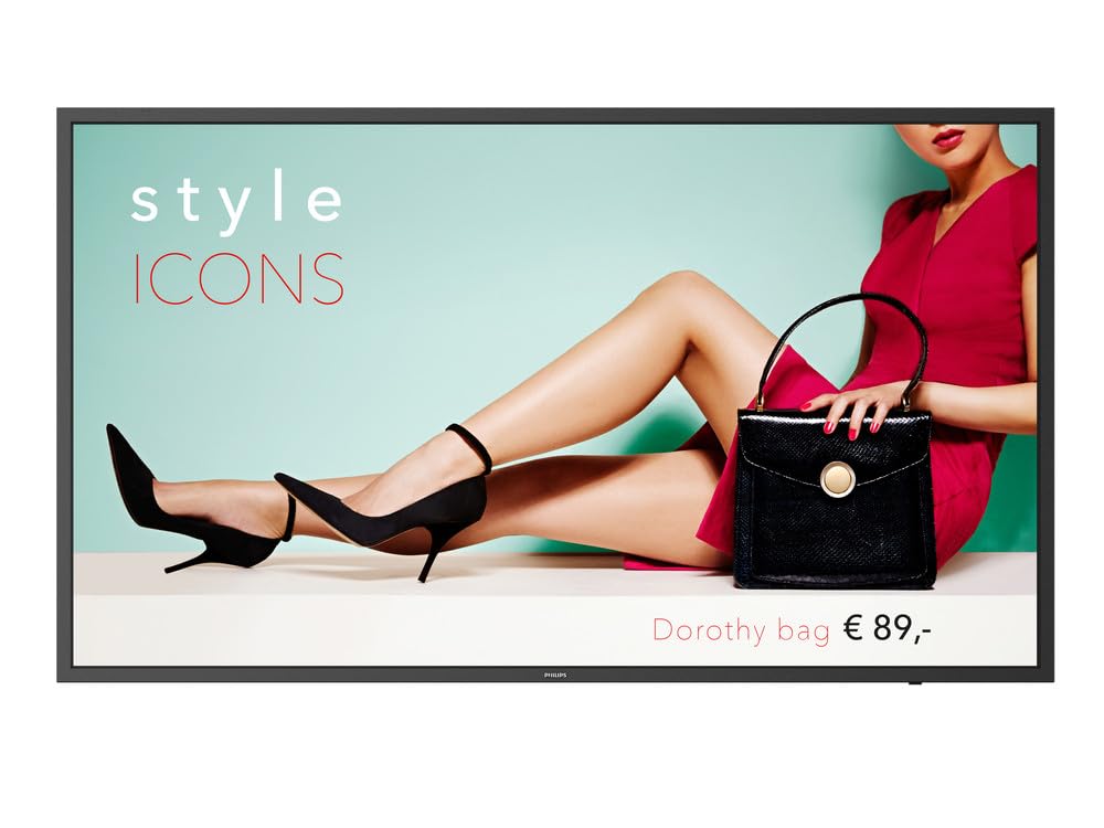 Philips 55BDL4002H Écran Plat de signalisation numérique 139,7 cm (55") LCD 2500 CD/m² Full HD Noir Android 24/7