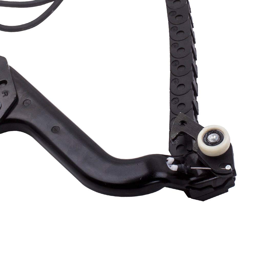 maXpeedingrods Câble de porte coulissante électrique droit pour Mercedes Sprinter B906 et pour VW Crafter 2E 2006-2024 Guide à rouleaux de porte coulissante inférieur 2E0971951AH A9068201069