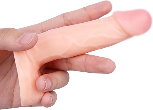 Miniatura 1 de Consolador pequeño realista de 4 pulgadas, enchufe anal para principiantes, consolador anal suave con eje curvado y bolas, juguete sexual anal para