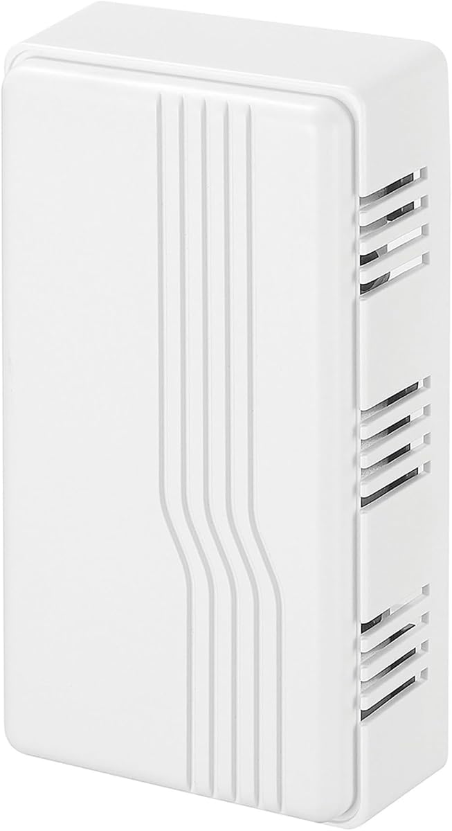 Heath Zenith White Plastic Wired Mechanical Doorbell Chime | 2-Melody, Ding-Dong, Ding, Ring & Nest Compatible, White, 85dB, Indoor, 16VAC, Model 18000088