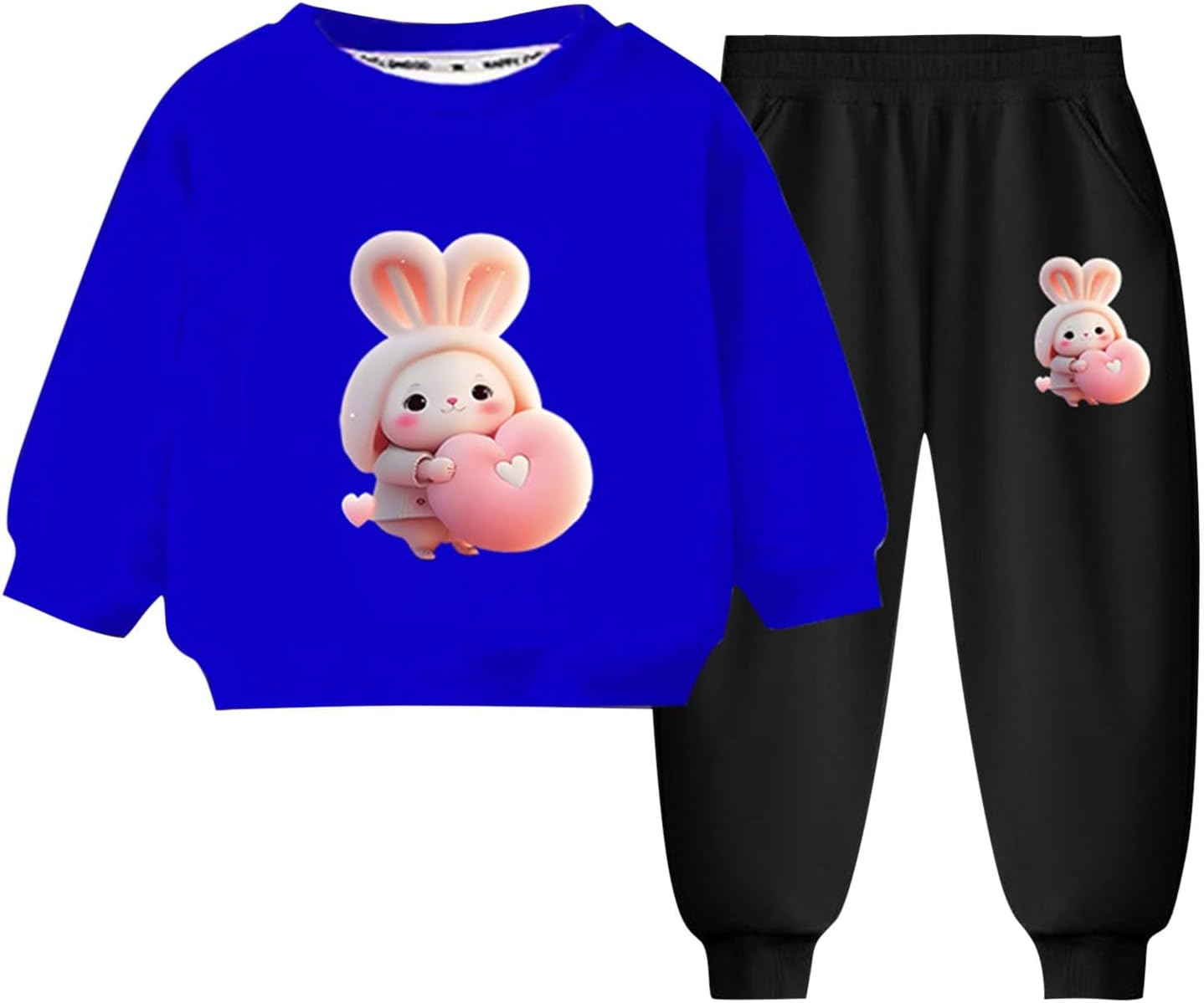 Outfits Tracksuits for Children Boy Girl Kawaii Crochet 2 Piece Knit Top Pants Outfits Sweatshirt Tracksuits Kid