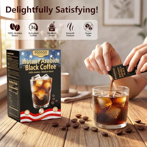 Instant Coffee Packets 100% Arabica