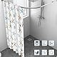 Duschvorhänge Antischimmel für Badezimmer,180x200cm Wasserdichter Duschvorhang,Badezimmer Duschvorhang,Seestern Duschvorhang,Wasserfest für Badewanne Bad Vorhang für Badezimmerwannen,mit 12 Ringen