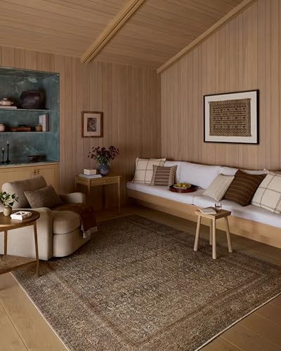 Loloi Amber Lewis Cambria Collection CBR-07 Ocean/Bark 5'-0" x 7'-6"