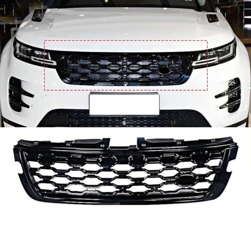 Griglia Grill Gloss Black Car Paraurti Anteriore Griglia per Land per Rover per Range per Rover per Evoque 2019-2022 LR114729 LR114728 Sinistra/Destra 1Pcs Griglia a Rete (Colore : Sinistra