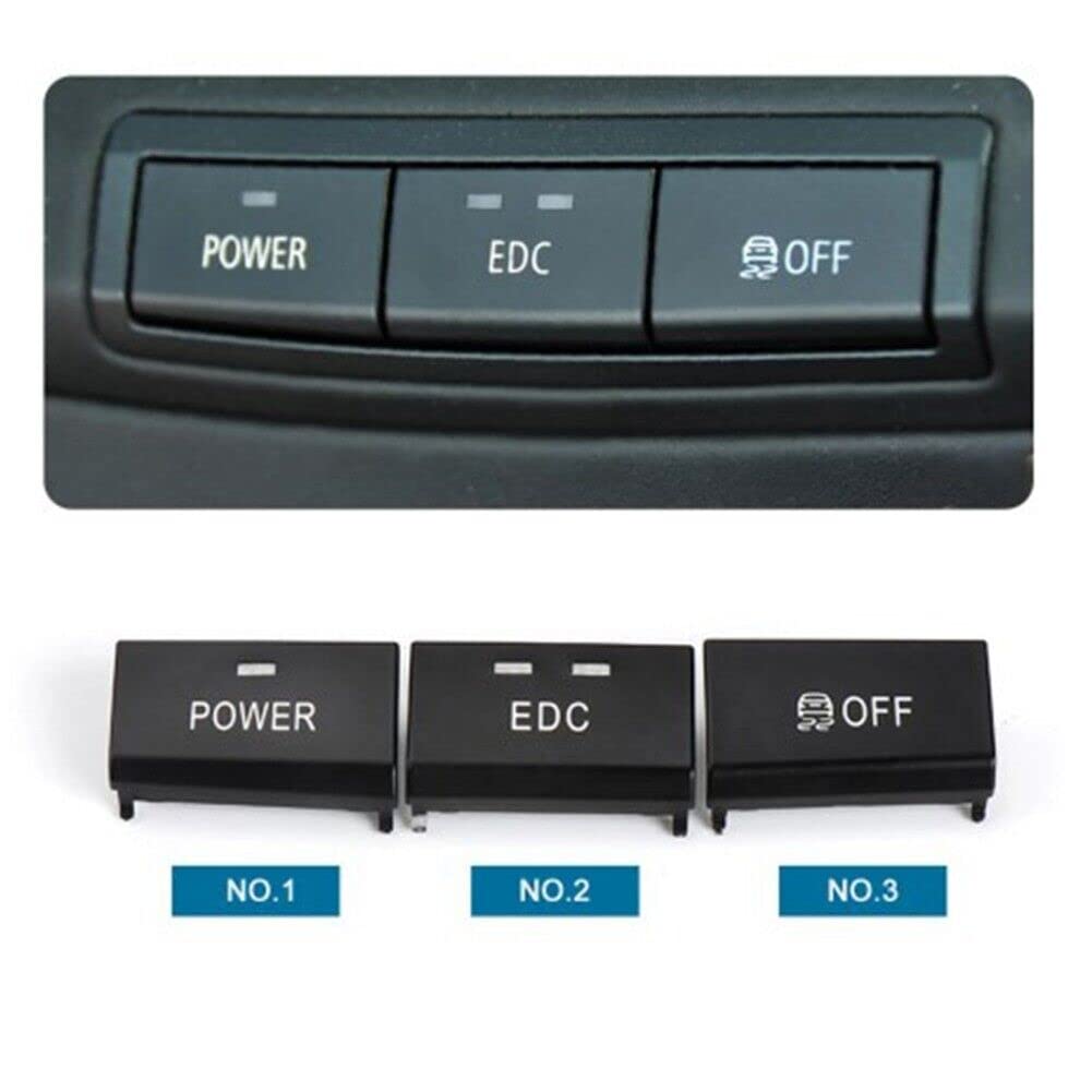 Black Power Button Cap For BMW E90/E92/E93/M3 Center Console – Replaces 61317841136