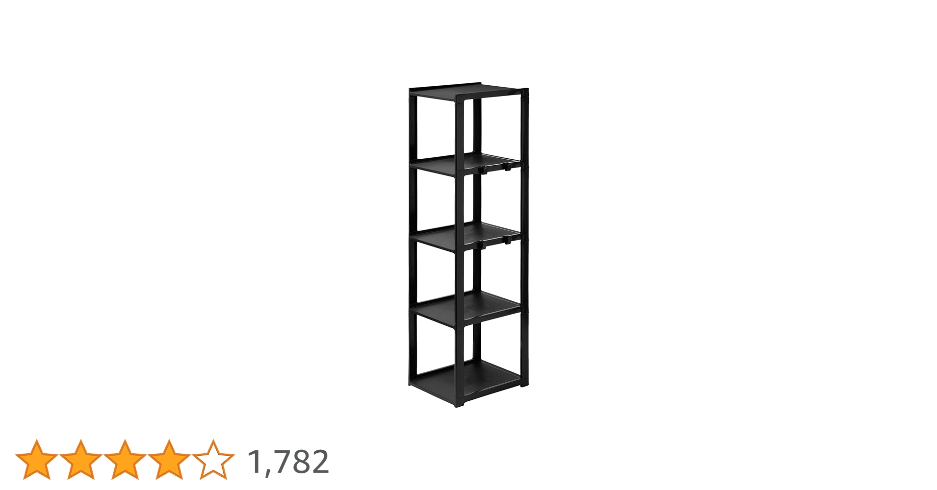 Amazon.co.jp: LIKE-IT Shoe Storage Rack, Slim, 5 Tiers