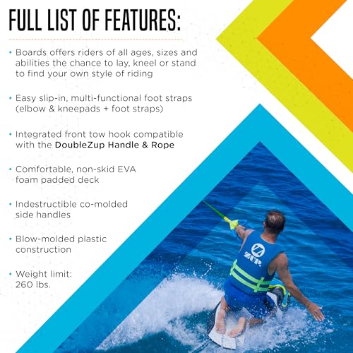 image for ZUP You Got This All-in-One Board for Kneeboarding, Wakeboarding, Wake